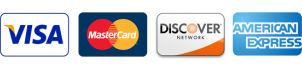 We accept major Credit Cards